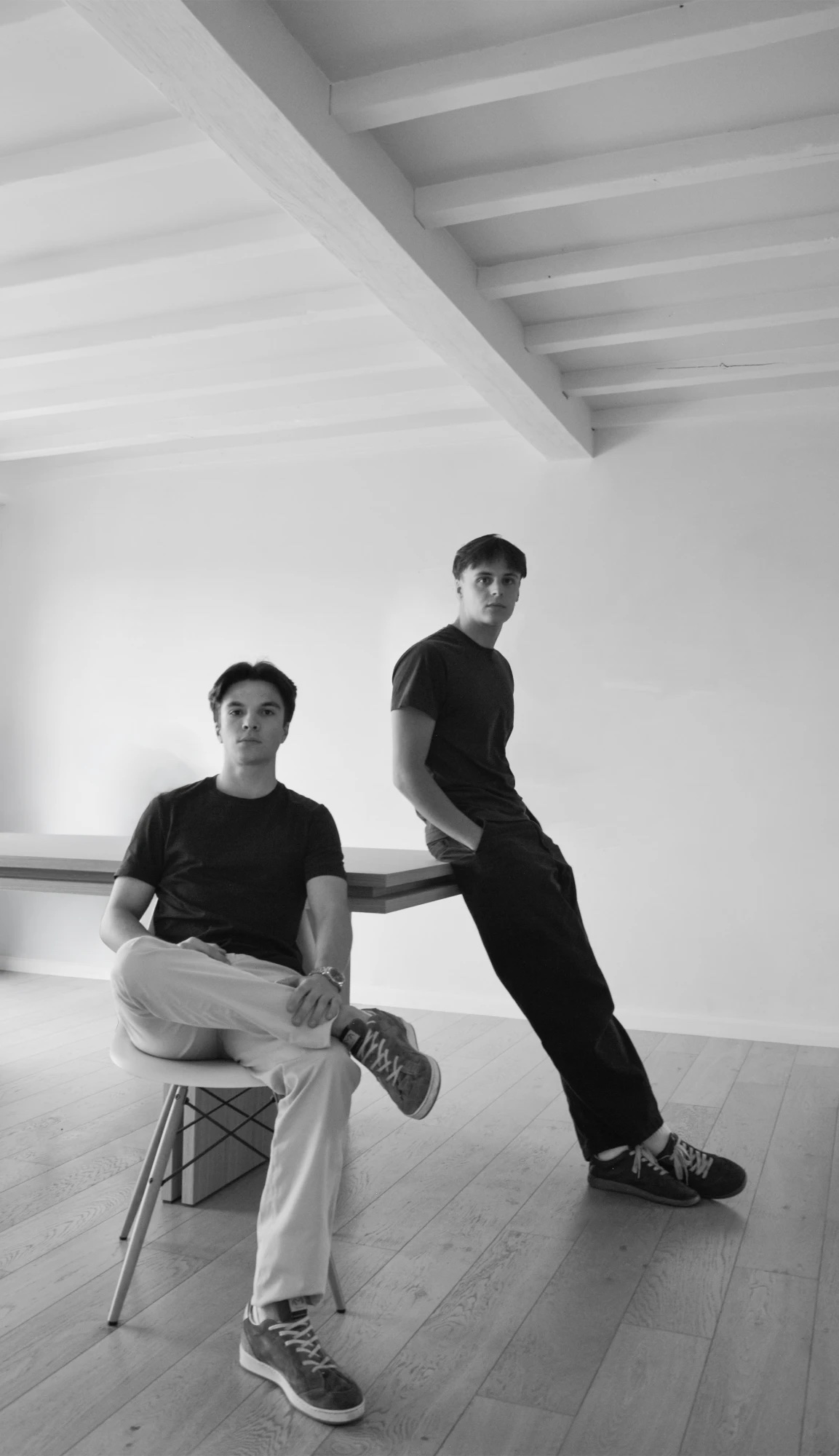 The two of us at the studio