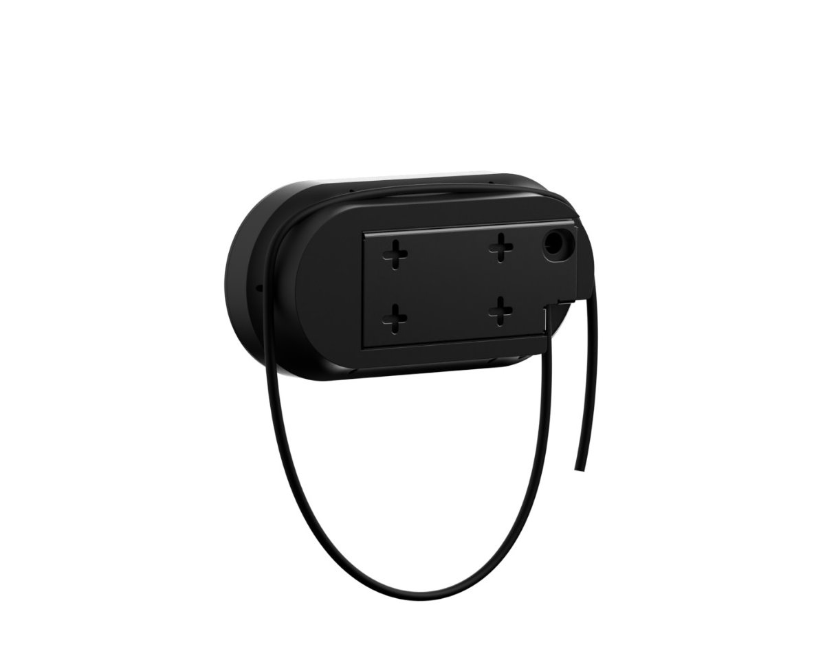 Back of Axis with the wall plate and cable
